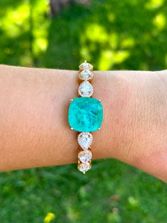 Bracelete em pedra quadrada - comprar online