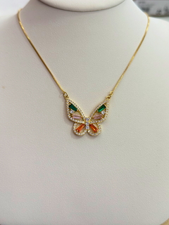 Corrente pingente borboleta - comprar online