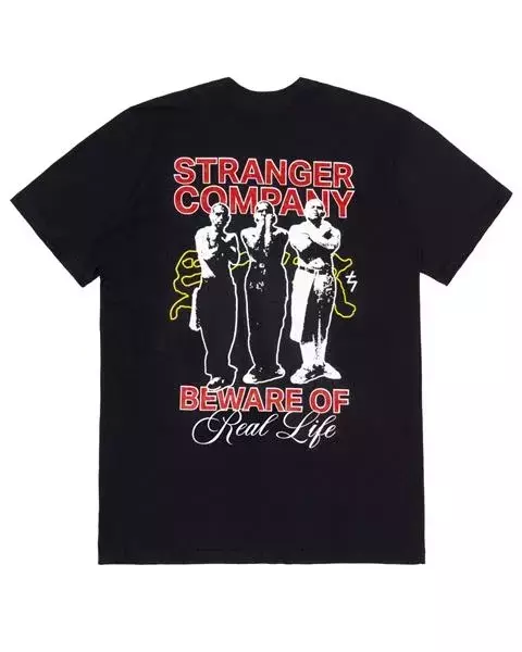 CAMISETA STRANGER BEWARE OF REAL MC