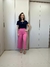 Calça pantalona alfaiataria botões