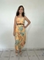 Vestido folhas midi - comprar online