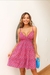 Vestido floral curto
