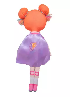 Almofada Boneca Infantil Estampa Sonhar é Meu Superpoder - Rosa - Club Mari's