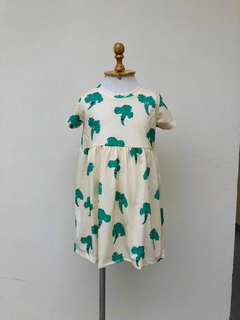 VESTIDO FRANZIDO - BROCÓLIS na internet