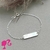 PULSEIRA INFANTIL PERSONALIZADA (FEMININA) - Ella- Toda de Prata