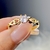 Imagem do Anel Solitario Coração Infinito Plus Size Banhado a Ouro