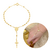 Imagem do Pulseira Terço Religioso - Ouro18k - Com Garantia 12 Meses