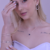 Conjunto Colar + Anel Céu Azul Ouro18k Prata925 Garantia Vitalícia