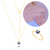 Conjunto Colar + Anel Céu Azul Ouro18k Prata925 Garantia Vitalícia - comprar online