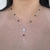 COLAR TERÇO NOSSA SENHORA PEDRAS PRETAS PRATA 925 - BANHADO A OURO 18K COM GARANTIA na internet