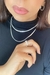 colar malha lisa prata925