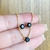 Imagem do Conjunto Colar + Brinco zircônia diversas cores banhado a Ouro