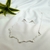 Conjunto Maré Colar + Brincos Ouro18k Prata925 Moda Feminina Garantia Vitalícia - loja online