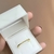 Anel Aparador Quadrado Banhado Ouro18k Prata925 Com Garantia