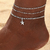 XA7023210 PULSERA TOBILLERA TRIPLE - comprar en línea