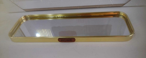 Bandeja com Espelho Retangular