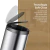 Lixeira redonda, Branca, Aço Inox, 50L, com sensor de proximidade, 70,5x30cm - GH135 - comprar online