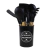 Kit de utensílios de cozinha de silicone 12 peças Preto GH411