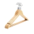 Cabide de madeira marfim natural com silicone antideslizante - 44cm - pack 5 und - GH312
