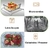 Pote de vidro hermético para alimentos com tampa plástica 1040ML - Globalmix