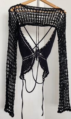 Manguitas crochet Katy en internet