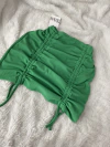 Pollera pili verde
