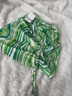 pollera swirl verde