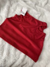 Pollera con abertuta Roja
