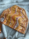 Pollera fani swirl naranja
