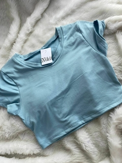 top basico celeste - comprar online