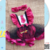 Romper Luxo Poderosa Chefinha rosa/preto