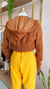Jaqueta Cropped Teddy - Tam P - Brechó New Look