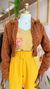 Jaqueta Cropped Teddy - Tam P na internet