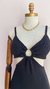 Vestido Midi Canelado - Tam M na internet