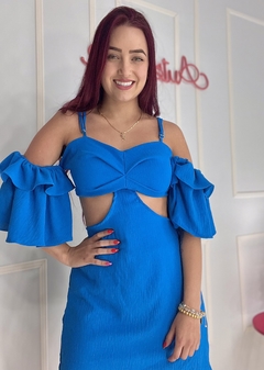 Imagem do Vestido manga ciganinha