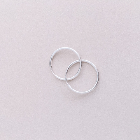 Argola 2,0 centímetros - Prata 925