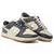 Tênis Dunk Low Marinho Dourado na internet