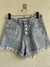 Shorts jeans cintura alta Tam. P
