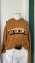 Blusa manga longa caramelo Tam. M/G Katheus