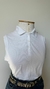 Blusa polo sem manga branca Siberian Tam. M na internet