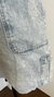 Macacão pequeno jeans claro Tam. G Blue Steel - Dona Ana Sebastiana