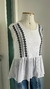 Blusa bata com bordados branca Zara P - comprar online
