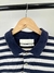 Blusa camiseta polo listrada azul e branco Tam. G Zara Essencials