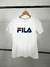 Camiseta 100% algodão branca Tam. M Fila - loja online