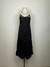 Vestido longo de alça com renda preto Tam. PP Cortelle Renner - comprar online