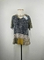 Blusa manga curta estampada retrô tamanho G/GG Gistel - comprar online