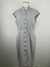 Vestido clássico com botões cinza tamanho G Calvin Klein - comprar online