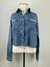 Jaqueta cropped jeans com strass NOVA tamanho P Four One na internet