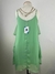 Vestido babados boho chic verde claro tamanho M - loja online