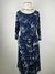 Vestido alongado justo azul marinho tamanho G New Styl - comprar online